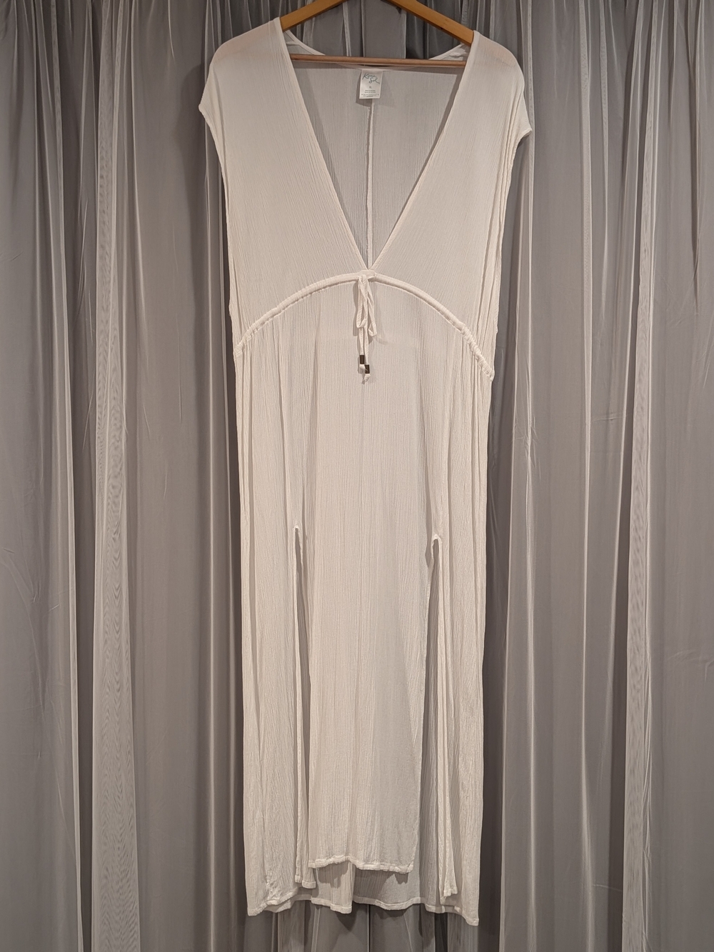 Kona Sol Women's White Cover-up, Size XL